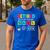 Retired Science Teacher Periodic Table Teacher Life Men's Casual T-Shirt Royal Blue Retired Science Teacher Periodic Table Teacher Life Men's Casual T-Shirt Royal Blue