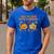 Retro Fall In Love With Learning Autumn Pumpkin Teacher Men's Casual T-Shirt Royal Blue