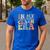Retro Groovy In My Instructional Coach Era Teacher Men's Casual T-Shirt Royal Blue