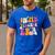 Retro Groovy In My Teaching Era Best Teacher Appreciation Men's Casual T-Shirt Royal Blue Retro Groovy In My Teaching Era Best Teacher Appreciation Men's Casual T-Shirt Royal Blue