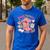 Retro Howdy Partners Cowgirl Cowboy Teacher Back To School Men's Casual T-Shirt Royal Blue Retro Howdy Partners Cowgirl Cowboy Teacher Back To School Men's Casual T-Shirt Royal Blue