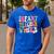 Retro Infant Teacher Vibes Women Daycare Teacher Men's Casual T-Shirt Royal Blue Retro Infant Teacher Vibes Women Daycare Teacher Men's Casual T-Shirt Royal Blue