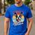Retro Life Is Better With Boston Terrier Mom Dog Lover Men's Casual T-Shirt Royal Blue