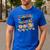 Retro Teaching Future Leaders Groovy Teacher Back To School Men's Casual T-Shirt Royal Blue Retro Teaching Future Leaders Groovy Teacher Back To School Men's Casual T-Shirt Royal Blue