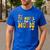 Retro Thankful For Music Floral Music Teacher Thanksgiving Men Women Men's Casual T-Shirt Royal Blue