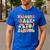 Retro Welcome Back To School Teacher Appreciation Boys Girls Men's Casual T-Shirt Royal Blue