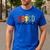 Rock Abcd Back To School Abcd Preschool Teacher Appreciation Men's Casual T-Shirt Royal Blue