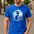 Scary Halloween Cat Costume Retro Cat Moon For Men Women Kids Men's Casual T-Shirt Royal Blue