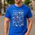 Science Teacher Alphabet Science Is All Around Us Teacher Men's Casual T-Shirt Royal Blue