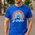 Sé Amable Spanish Bilingual Teacher Be Kind Boho Rainbow Men's Casual T-Shirt Royal Blue Sé Amable Spanish Bilingual Teacher Be Kind Boho Rainbow Men's Casual T-Shirt Royal Blue