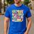In My Second Grade Era Girl Back To School 2nd Grade Teacher Men's Casual T-Shirt Royal Blue