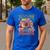 Sedona Arizona Nature Hiking Mountains Outdoors Vintage Men's Casual T-Shirt Royal Blue