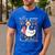 Silly Goose Teacher Club Animal Lover Groovy Teacher Men's Casual T-Shirt Royal Blue