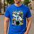 Skeleton Mad Scientist Halloween Costume Science Teacher Men's Casual T-Shirt Royal Blue Skeleton Mad Scientist Halloween Costume Science Teacher Men's Casual T-Shirt Royal Blue