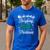 Sleighing Math Problem Xmas In Math Teacher Christmas Men Women Men's Casual T-Shirt Royal Blue