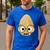 The Smart Seed Good Egg Teacher Halloween Costume Food Group Men's Casual T-Shirt Royal Blue The Smart Seed Good Egg Teacher Halloween Costume Food Group Men's Casual T-Shirt Royal Blue