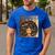 Smart Teacher Afro Girl Melanin African American Wowen Men's Casual T-Shirt Royal Blue Smart Teacher Afro Girl Melanin African American Wowen Men's Casual T-Shirt Royal Blue