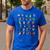 SPANISH ALPHABET MAESTRA SPANISH TEACHER Men's Casual T-Shirt Royal Blue SPANISH ALPHABET MAESTRA SPANISH TEACHER Men's Casual T-Shirt Royal Blue