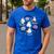 Special Education Teacher Halloween Pumpkin Ghost Inclusion Men's Casual T-Shirt Royal Blue