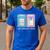 SPED Teacher Special Education First Coffee Then Data Men's Casual T-Shirt Royal Blue