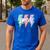 SPED Teacher Squad Lightning Bolt Special Education Men's Casual T-Shirt Royal Blue
