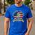 Spilling The Tea Since 1773 Vintage Us History Teacher Men's Casual T-Shirt Royal Blue