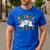 Spooky Ghost PE Teacher Squad Physical Education Halloween Men's Casual T-Shirt Royal Blue Spooky Ghost PE Teacher Squad Physical Education Halloween Men's Casual T-Shirt Royal Blue