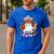 Spooky Para Crew Ghost Halloween Paraprofessional Teacher Men's Casual T-Shirt Royal Blue Spooky Para Crew Ghost Halloween Paraprofessional Teacher Men's Casual T-Shirt Royal Blue
