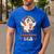 In My Spooky Science Teacher Era Occupational Haunts Men's Casual T-Shirt Royal Blue