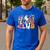 Spooky Teacher Club Halloween Men's Casual T-Shirt Royal Blue