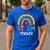 STEAM Teacher Squad Team Crew Back To School STEM Special Men's Casual T-Shirt Royal Blue