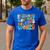 My Students Are Out Of This World Space Groovy Teacher Men's Casual T-Shirt Royal Blue My Students Are Out Of This World Space Groovy Teacher Men's Casual T-Shirt Royal Blue