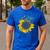 Sunflower Puzzle Pieces Autism Awareness For Mom Teacher For Women Men's Casual T-Shirt Royal Blue