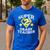 Super 2nd Grade Teacher Hero Men's Casual T-Shirt Royal Blue