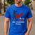 This Is My Super ESL Teacher Costume Lazy Halloween Men's Casual T-Shirt Royal Blue