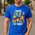 Super Teacher By Day Super Tired By Night Men's Casual T-Shirt Royal Blue Super Teacher By Day Super Tired By Night Men's Casual T-Shirt Royal Blue