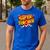Super Teacher Superhero Back To School Teacher's Men's Casual T-Shirt Royal Blue