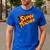 Super Teacher SuperTeacher Men's Casual T-Shirt Royal Blue Super Teacher SuperTeacher Men's Casual T-Shirt Royal Blue