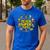 Superhero Teacher I Teach Super Heroes Men's Casual T-Shirt Royal Blue