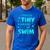 Swimming Teacher I Teach Tiny Humans To Swim Swim Instructor Men's Casual T-Shirt Royal Blue Swimming Teacher I Teach Tiny Humans To Swim Swim Instructor Men's Casual T-Shirt Royal Blue