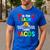 T Is For Teacher And Tacos For Teacher & Tacos Lovers Men's Casual T-Shirt Royal Blue