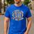 I Tackled 100 Days Of School Football Boys Girls Teachers Men's Casual T-Shirt Royal Blue