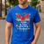 I Teach The Cutest Apples In The Orchard Cute Fall Teacher Men's Casual T-Shirt Royal Blue