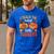 I Teach The Cutest Little Turkeys Teacher Thanksgiving Men's Casual T-Shirt Royal Blue