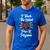I Teach The Cutest Pre-K Pilgrims Thanksgiving Teacher Item Men's Casual T-Shirt Royal Blue