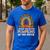 Teach Leopard Rainbow Cute Halloween Costume Teacher Women Men's Casual T-Shirt Royal Blue