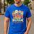 Teach Love Inspire Retro Groovy Daisy Back To School Teacher For Men Women Kids Men's Casual T-Shirt Royal Blue Teach Love Inspire Retro Groovy Daisy Back To School Teacher For Men Women Kids Men's Casual T-Shirt Royal Blue
