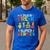 I Teach Pre-K Superheroes Students Teacher Back To School Men's Casual T-Shirt Royal Blue
