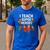 I Teach Super Heroes Teacher Men's Casual T-Shirt Royal Blue I Teach Super Heroes Teacher Men's Casual T-Shirt Royal Blue