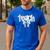 Teach Teacher Coquette Bow Pencil Back To School First Day Men's Casual T-Shirt Royal Blue